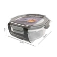 thumbnail image 3 of Contenedor Hermético Hometrends de Vidrio Transparente Circular 1300 ml, 3 of 4