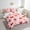 Red, variant on Erosebridal Girly Pink Bowknot Bed in a Bag Twin size, Cute Love Bed Set, Princess Decor, Reversible 7pcs