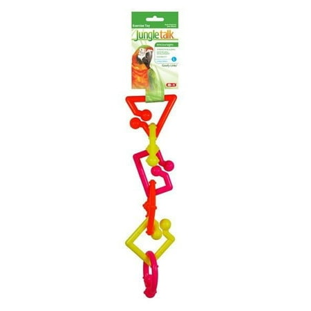 Ecotrition Jungle Talk Goofy Links Play Toy for Large Birds