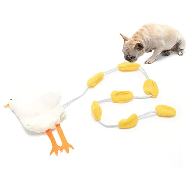 Dog Snuffle Toy Chicken Funny Puppy Squeaky Toy Interactive Feed Game for Pets