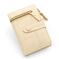thumbnail image 1 of Cartera pequeña para mujer, tarjetero de piel sintética, mini monedero compacto con bolsillo para monedas con cremallera, 1 of 5