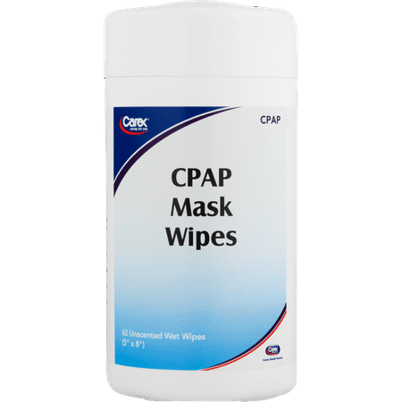 Carex CPAP Mask Wipes, 62 Count, Unscented