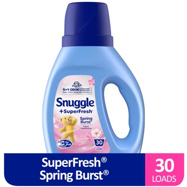 Snuggle SuperFresh Fabric Softener, Spring Burst, 150 Loads ...