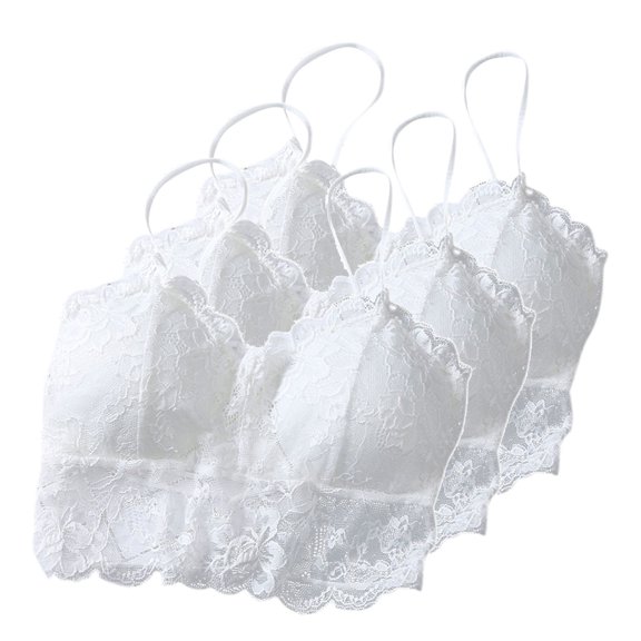 GaThRRgYP Bras for Women GaThRRgYP 3PC Women's Classic Mesh and Lace Breathable Vest Underwear