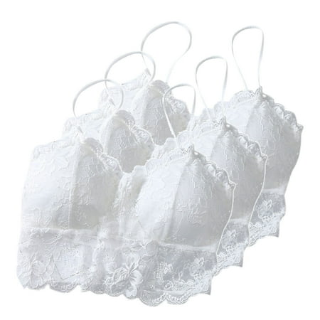 

amlbb Bra for Women Sexy Plus Size Bras 3PC Women s Classic Mesh And Lace Breathable Vest Underwear on Clearance