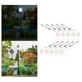thumbnail image 4 of Paquete luces de ferrocarril de 8,8 cm a , LED, 12 V, lámpara de de arena en miniatura, accesorio de arquitectura de paisa blanco Hugo Lámpara de tren ferroviario, 4 of 10