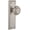 Satin Nickel, variant on Grandeur Parthenon Door Knob with Fifth Avenue Plate