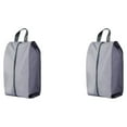 thumbnail image 4 of Transemion Shoe Pouches For Travel Shoes Clean And Protected Protects Items Shoes Bag grey M 2Set, 4 of 6