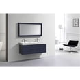 thumbnail image 5 of Kubebath Bliss 60" Double  Sink Blue Wall Mount Modern Bathroom Vanity, 5 of 6