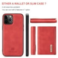 thumbnail image 4 of Samsung Galaxy A32 Case (6.5 Inch, Model SM-A325) - Magnetic Clasp Synthetic Leather Wallet Phone Case with Stand, Durable Silicone Back Cover Case, Lightweight Protector with Card Holder (Red), 4 of 10