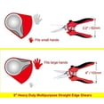 thumbnail image 4 of Ascend Tools 8 inch Heavy Duty Professional Spring Loaded Multipurpose Straight Edge Shears, 4 of 10