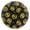 Black, variant on Yellow Dollar Sign Round Wall Clock Battery Operated Silent Non-Ticking Bedroom Office Kitchen Home School Decor 10"(Black)