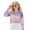 Axolotl Galaxy Purple, variant on Girls Crop Top Sweatshirt Crewneck Long Sleeve Pullover, Cute Fall Winter Loose Fit Streetwear Top for 7-8 Years Teen Girls Kids, Christmas Tree