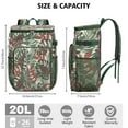 thumbnail image 3 of Exotic Palm Leaf Cooler Bag - 20L High-Capacity, Leakproof & Easy to Clean for Picnics, Work, Travel, 3 of 5