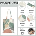 thumbnail image 3 of Boho Chic Symmetrical Tribal Washable Tote - Large Capacity Reusable Grocery Bag, 3 of 5