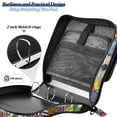 thumbnail image 4 of FORMRS Zipper Binder with Shoulder Strap 2-inch Ring 500 Sheet Capacity File Bag, Blue Floral, 4 of 5
