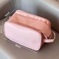 thumbnail image 2 of Puntoco Bolsa de maquillaje de almacenamiento portátil para mujeres con gran capacidad, artículos de tocador de viaje, artículos de tocador, brochas de maquillaje, bolsa de almacenamiento, 2 of 6