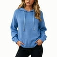 thumbnail image 5 of felwors Sweaters for Women Fall Winter Lightweight Warm Pullover Long Sleeve Crew Neck Wool Sweater Jumper Blue, XXL, 5 of 7
