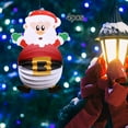 thumbnail image 6 of Colcolo Christmas 3D Paper Lantern Hanging Crepe Paper Holiday Decoration Paper Lanterns Santa Claus, 6 of 8