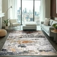 thumbnail image 5 of Socofuz 4' x 6' Foldable Non-slip Area Rug, Non-Shedding Indoor Washable Carpet for Bedroom Dinning Room Home Office, 5 of 8
