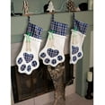 thumbnail image 6 of 2PCS Pet Cat Christmas Stocking, Plaid Pet Paw Christmas Stockings for Christmas Fireplace Tree Decorations, 6 of 6