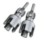 thumbnail image 2 of Enhebrador De Tubos Externo Interno, Herramienta De Rosca De Tubo Externo Interno De Acero CRV Ajustable, Vástago Hexagonal, 2 Piezas Para Tubos De 1/2 Pulgada, 2 of 7