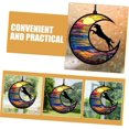 thumbnail image 4 of Dog Plaques Memorial Elegant Decorative Pet Memorial Present Acrylic Window Hanging Ornament, 4 of 5