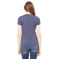 thumbnail image 2 of The Bella + Canvas Ladies The Favorite T-Shirt - HEATHER NAVY - L, 2 of 2