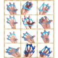 thumbnail image 5 of Orange Silicone Finger Training Puller Mouse Hand Finger Exercise Trainer Small Five Finger Fitness Puller-Finger Stretching Exerciser Fi,11LB, 5 of 5