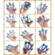 thumbnail image 5 of Naranja silicona dedo entrenamiento tirador ratón mano dedo ejercicio entrenador S, 5 of 5