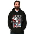 thumbnail image 5 of The Smurfs Kanji Up To No Good Hoodie Hooded Sweatshirt Men Brisco Brands X, 5 of 6