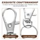 thumbnail image 4 of WORGEOUS 100 sets Hebillas para perros DIY Llavero Accesorios Conectando Hebillas Anillos de llave, 4 of 7