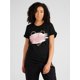 thumbnail image 1 of Women's Pink Heart Pattern Round Neck Short Sleeve T-Shirt Graphic Tees Women Tops, 1 of 7