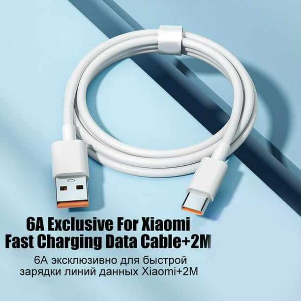67W Chargeur Rapide avec 6A Câble USB Type-C 1M pour Mi Turbo Charge, Chargeur rapide pour Xiaomi 13T 12S Ultra 12 Lite 12X,Redmi Note 13 12 11  11S 10S 10 Pro,Mi 11 Ultra