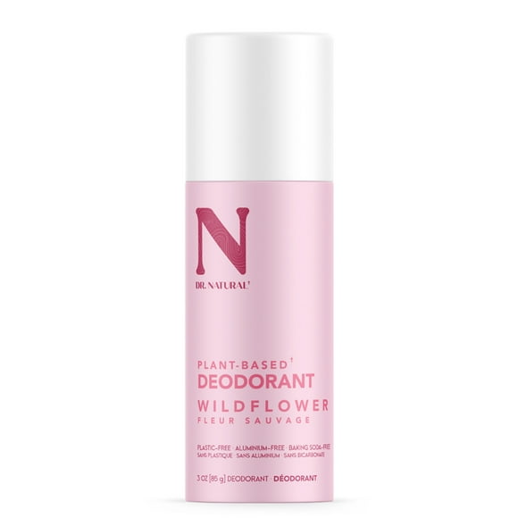Desodorantes en barra - Wildflower de Dr. Natural para unisex - Desodorante en barra de 3 oz