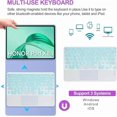 thumbnail image 4 of Funda con Teclado Retroiluminado de 7 Colores con Mouse, Morado para Lenovo Tab P12 Pro 12.7" 2025, 4 of 7