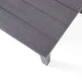 thumbnail image 4 of GDF Studio Velthur Outdoor 4 Seater Chat Set with Coffee Table, Dark Gray and Gray, 4 of 10