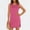 Hot Pink, variant on BRGZLK Summer Mini Dresses for Women 2026 Casual Fashion Polka Dot Sleeveless Camisole Round Neck Side Slit Sundress Loose Fit Tank Beach Dress Brown L