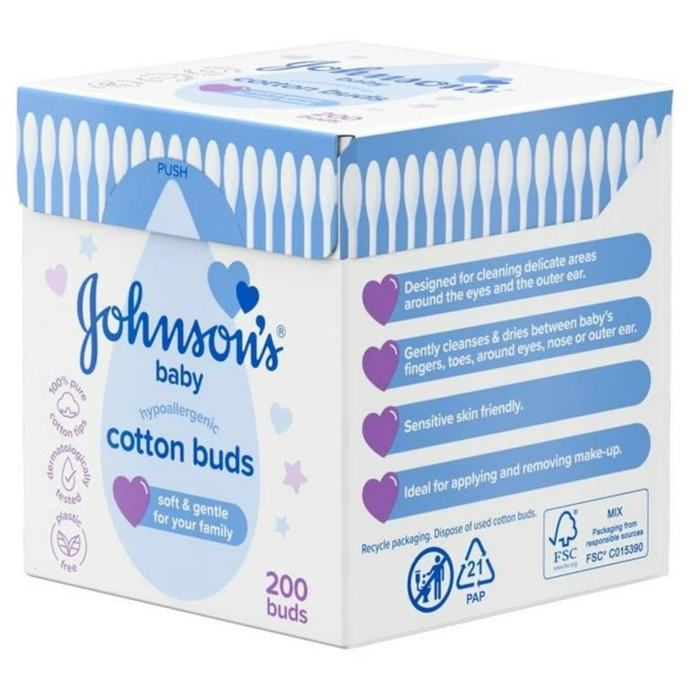 Johnson's cotton buds 200本入り×12個 Johnson's Baby Cotton Buds x 200 : Amazon.ca: Baby
