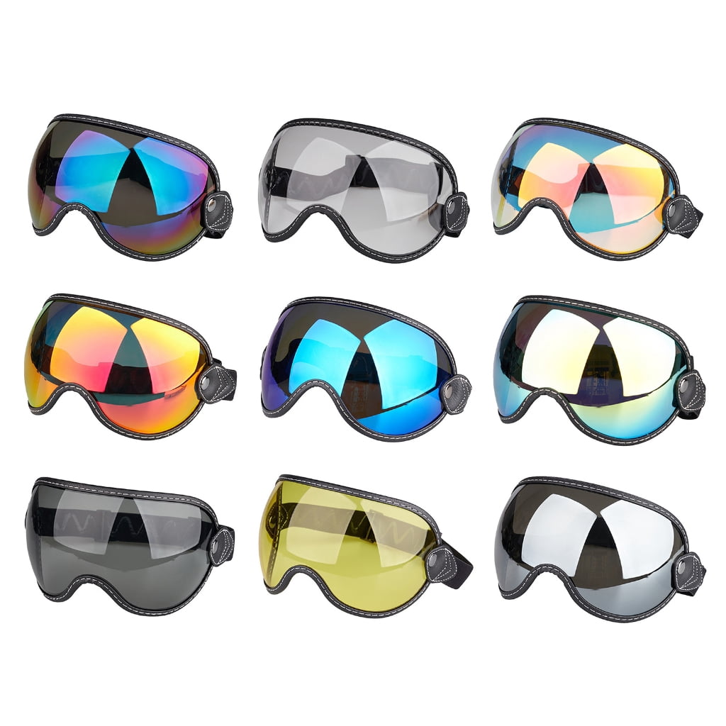 Motorbike Racings Goggles Bubble Sunglasses Shield Eyewears Glasses with Wide Bubble Lens Enhancing Bikers