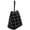 Black Check, variant on Cute Decorative Weighted Door Stopper, Trapezium Fabric Door Stop with Handle Heavy Duty Door Floor Stop for Home Office Bedroom Living Room