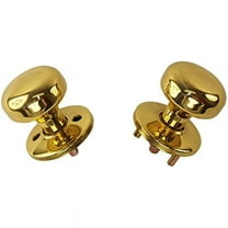 Tuff Stuff 3004 Polished Brass US3 Interior Exterior Knob Rose Kit for Thru Bolted Ornamental Iron Gate Door Mortise Lock Sets (Compatible with Marks 22AC)