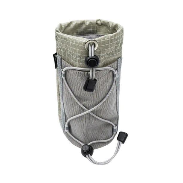 Portabotellas para mochila de exterior, accesorio multiusos para ciclismo, senderismo, Gris