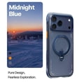 thumbnail image 6 of TORRAS Flagship Q3 Air for iPhone 17 Pro Max Case,Visible Airbag Drop Protection,Hardcore Air Cushion Tech ,Mil-Grade Protection,Fit for MagSafe,360 Rotating Stand Case ,6.9",Midnight Blue, 6 of 9