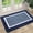 Navy, variant on Indoor Door Mat, Non-Slip Absorbent Resist Dirt Entrance Mat, Sturdy Low-Profile Inside Floor Mats, Washable Front Entry Doormats for Entryway, 32''x20'', Dark Grey
