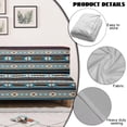 thumbnail image 6 of SCRAWLGOD Southwest Aztec Print Armless Couch Cover Stretch Anti Slip Sofa Cover for 3 Cushion Couch Washable Anti Scratch Sofa Slipcover for Pets, 6 of 9