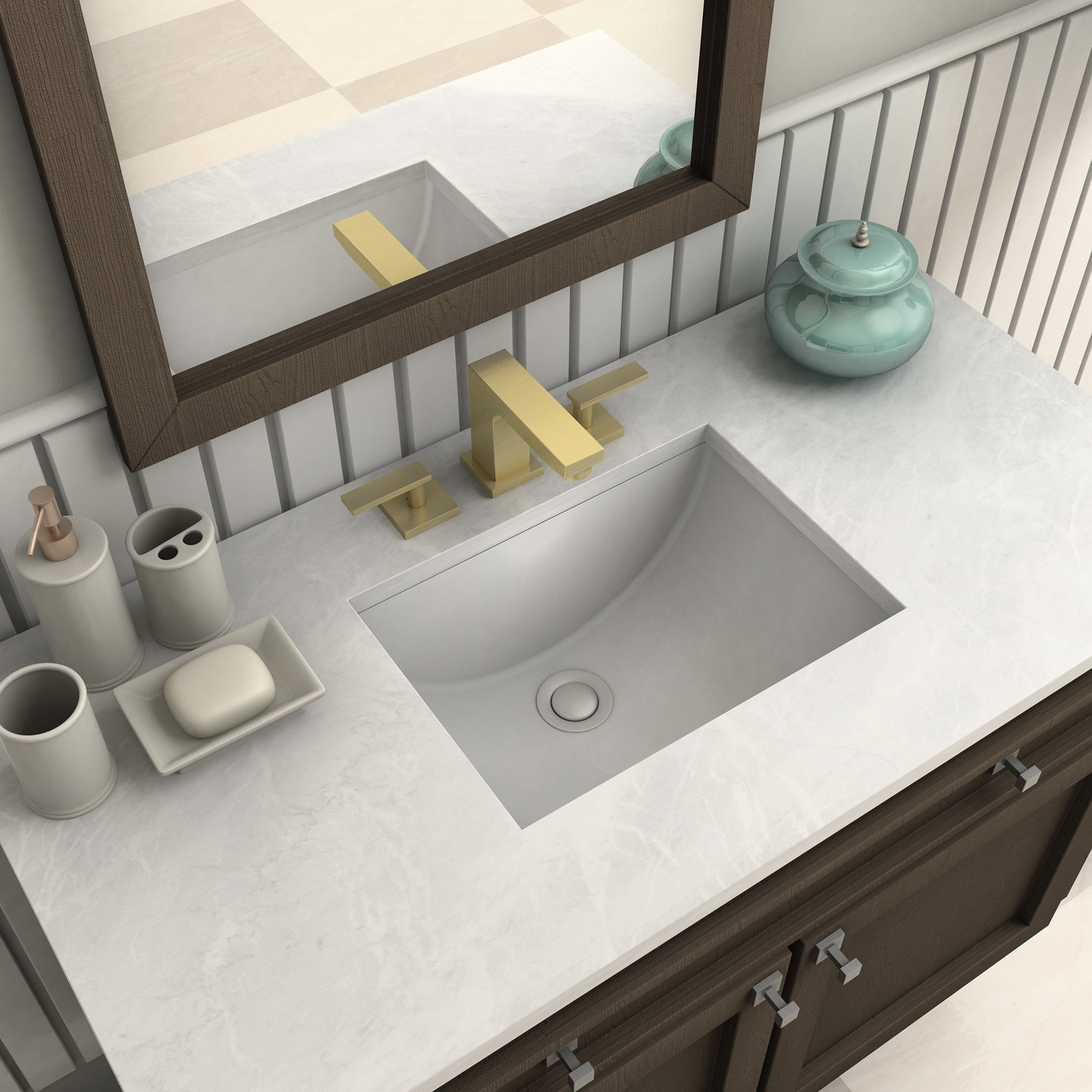 ugm4secベジット Zline Modern Crystal Bay 1.5 GPM Widespread Bathroom Faucet