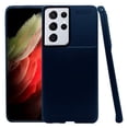 thumbnail image 1 of Atti Rugged Carbon Samsung S21 Ultra Azul Marino 1pz Mas Mica 9D Atti Funda de Silicon Uso Rudo, 1 of 8