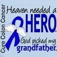 thumbnail image 2 of CafePress - Colon Cancer Heavenneededhero1.1 Infant Bodysuit - Baby Light Bodysuit, Size Newborn - 24 Months, 2 of 4