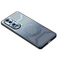 thumbnail image 1 of Compatible For Honor 90 Phone Case Hollow Heat Dissipation TPU+Aluminum Alloy ic Back Cover Blue, 1 of 5
